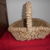 woven straw basket