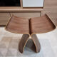 Icône du Design Japonais : Tabouret "Butterfly" de Sori Yanagi en Noye