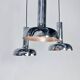 Lampe à Suspension Space Age Chrome, 1970s
