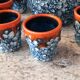 Vallauris sea foam ceramic liquor service