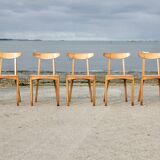 5 chairs by Thibault Desombre, 1990