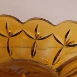 Empty pocket amber glass 60's