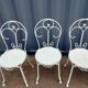 Garden furniture in old iron 6 places