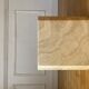 Table basse carrée en travertin 70cm x 70cm