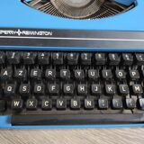Sperry Remington Blue Franc Typewriter