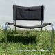 Tubular steel armchair design Michel Hamon, 1970
