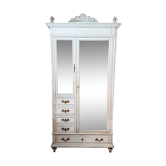 Armoire de rangement style Louis XVI patinée 1930