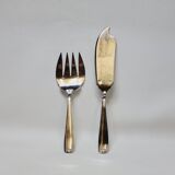 Ercuis Art Deco Silver Metal Fish Serving Cutlery Set