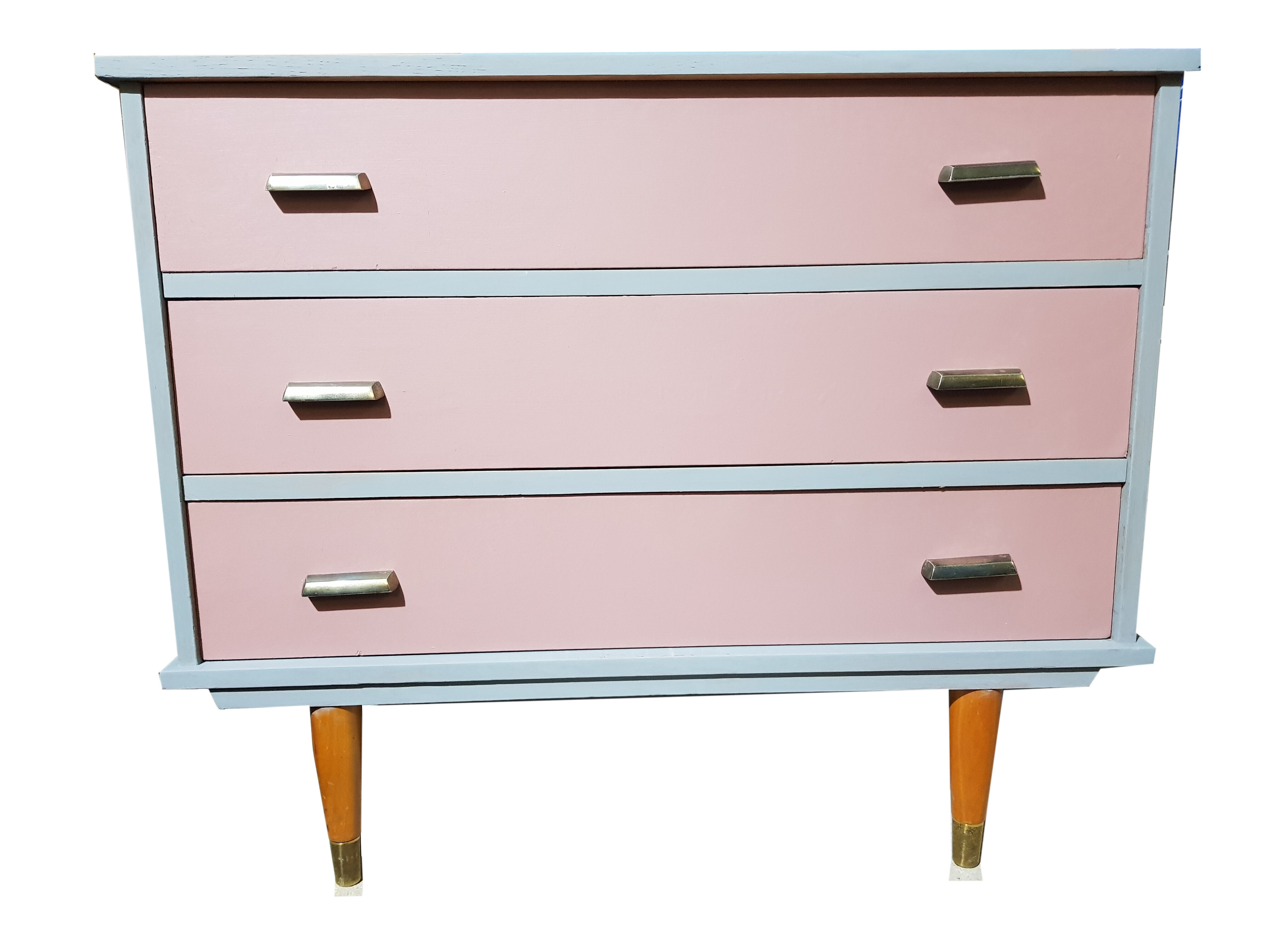 Commode 3 tiroirs - couleurs postel
