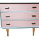 Commode 3 tiroirs - couleurs postel
