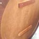 Large round mirror mahogany end 60 diameter 106.7 cm