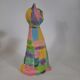 Cat statue, vintage, design Aldo Londi for Bitossi, Rimini series.
