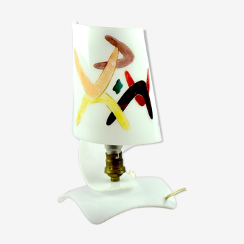 Lampe de chevet en plexi 1960