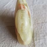 Statuette swan in onyx marble or aragonite