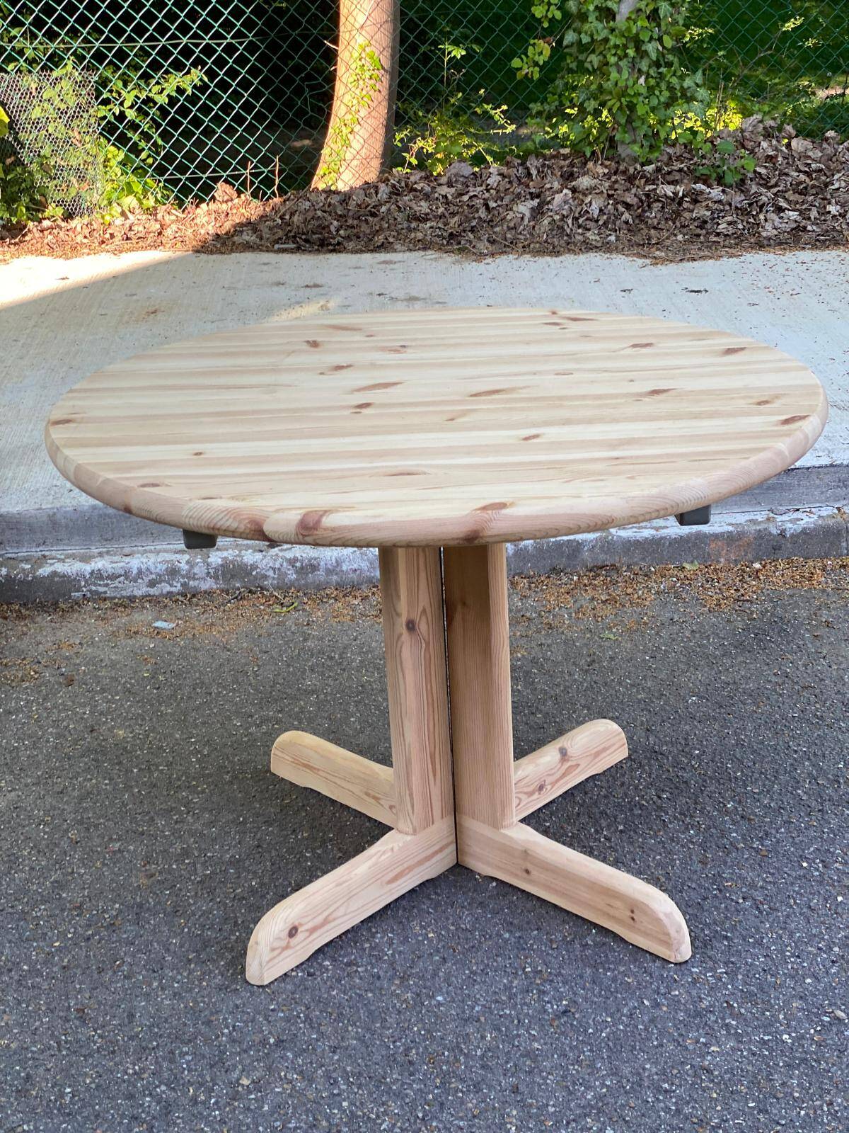 Rainer Daumiller extendable round table for Hirtshals Sawaerk 1970 200cm