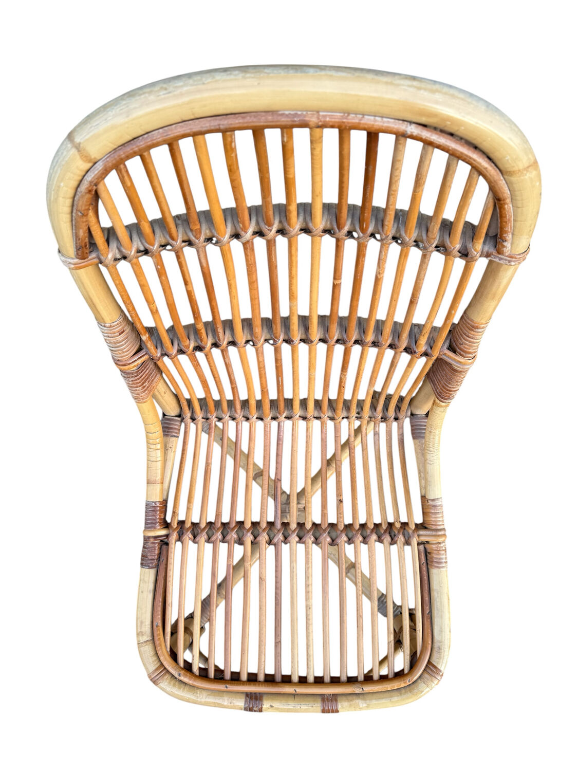 1960s rattan chairs from France