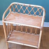 Rattan shelf