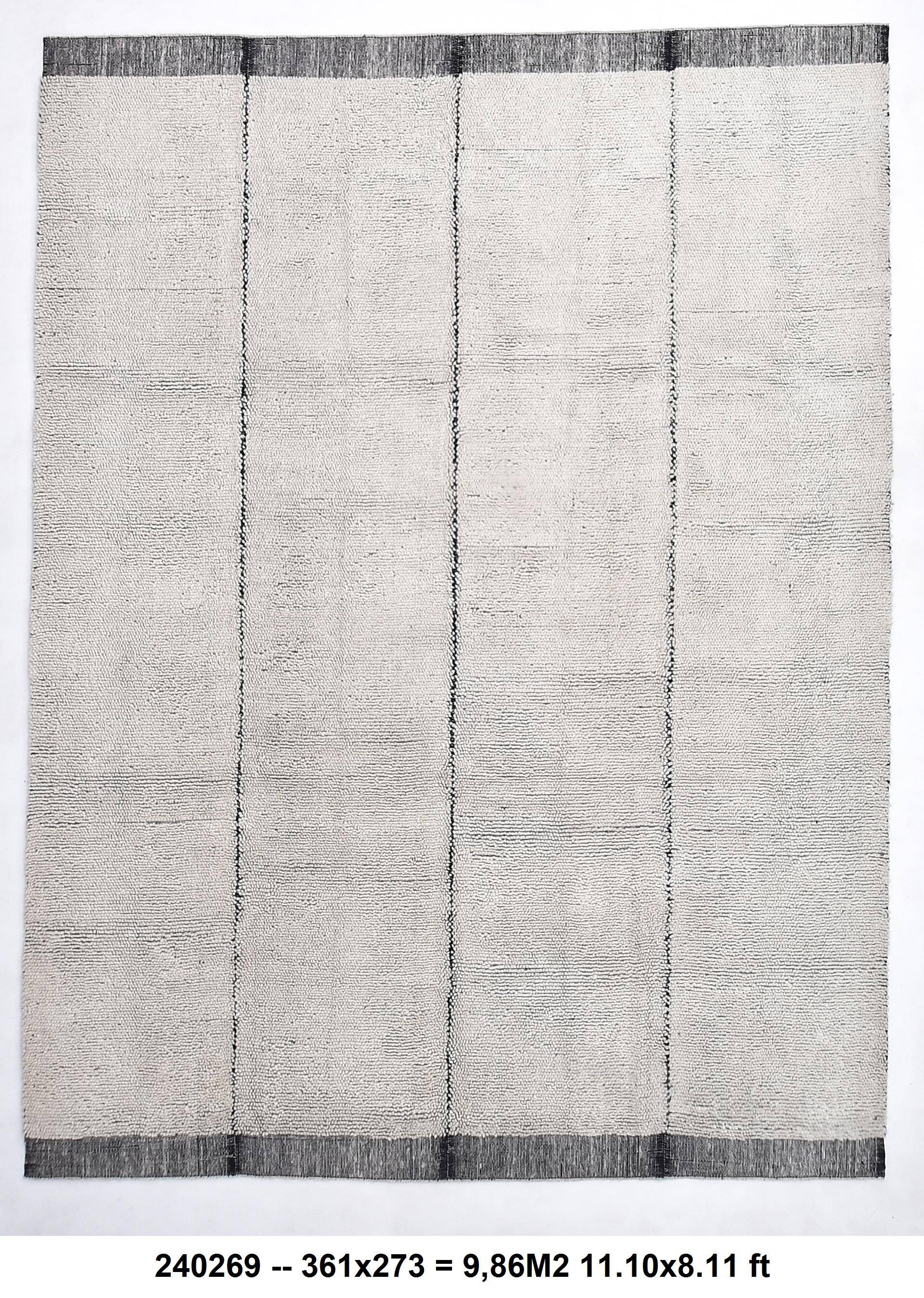 9x12 Mid Century Modern Vintage Rug, 273x361Cm