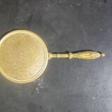 Hand mirror gilded bronze XIX th