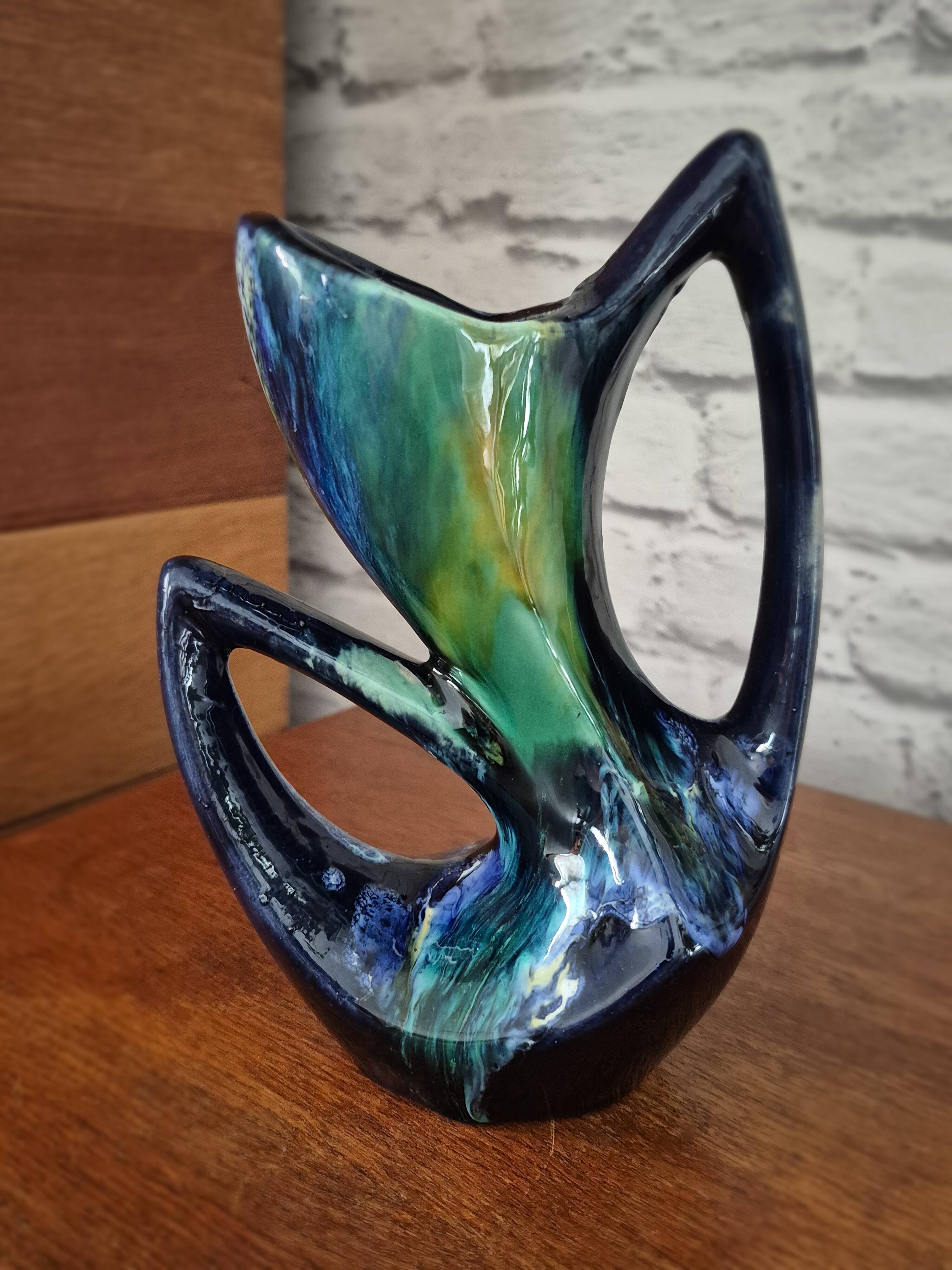 VALLAURIS Vintage Asymmetrical Vase