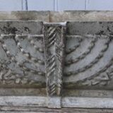 Art deco enamelled cast iron planter