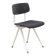 Chaise  Friso Kramer "Result" tapissée noir et blanche