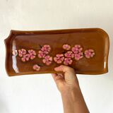 Plat à cake  en céramique Poët Laval Bretagne