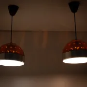 Pair Space Ace Dijkstra Pendant lamps 1970s Holland
