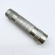 Vase rouleau brutaliste / aluminium brossé – 1960s