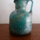 Ancient balsamaire Gallo Roman style iridescent glass paste