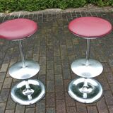 Paire de tabourets de bar, 1980s