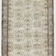 Vintage Brown & Beige Floral Bordered Rug, 184x268Cm