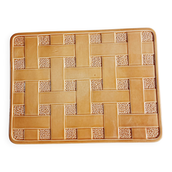 Grand plat de table Boch keralux