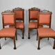 Set of 4 Japanese chairs by Gabriel Viardot, circa 1880