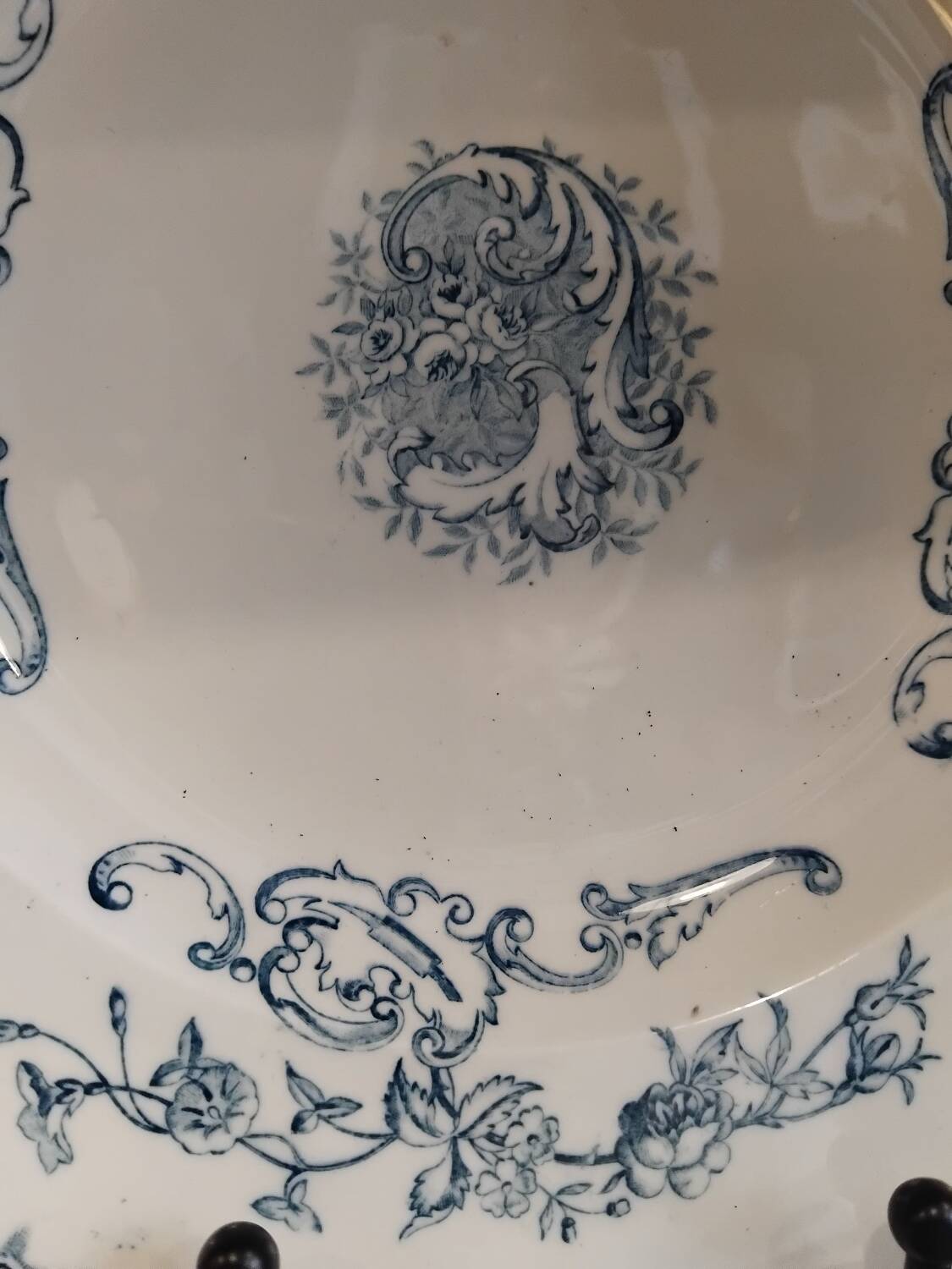 6 Ironstone Soup Plates