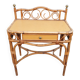Bamboo and rattan side table, 1950s-1960s