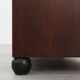 Modernist Art Deco bench with lift-top storage seat in solid oak, Belgium