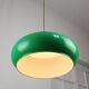 Vintage Green Italian Pool Table Lamp in Brass and Plastic