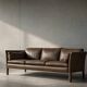 Mid-Century Modern Vintage Leather Cromwell Sofa by Arne Norell, 1960s