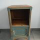 Green Art Deco nightstand/bedside table, small occasional piece of furniture