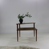 Danish design teakwood minerva corner table by Peter Hvidt & Orla Molgaard-Nielsen