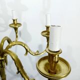 Louis xvi bronze chandelier 6 lights