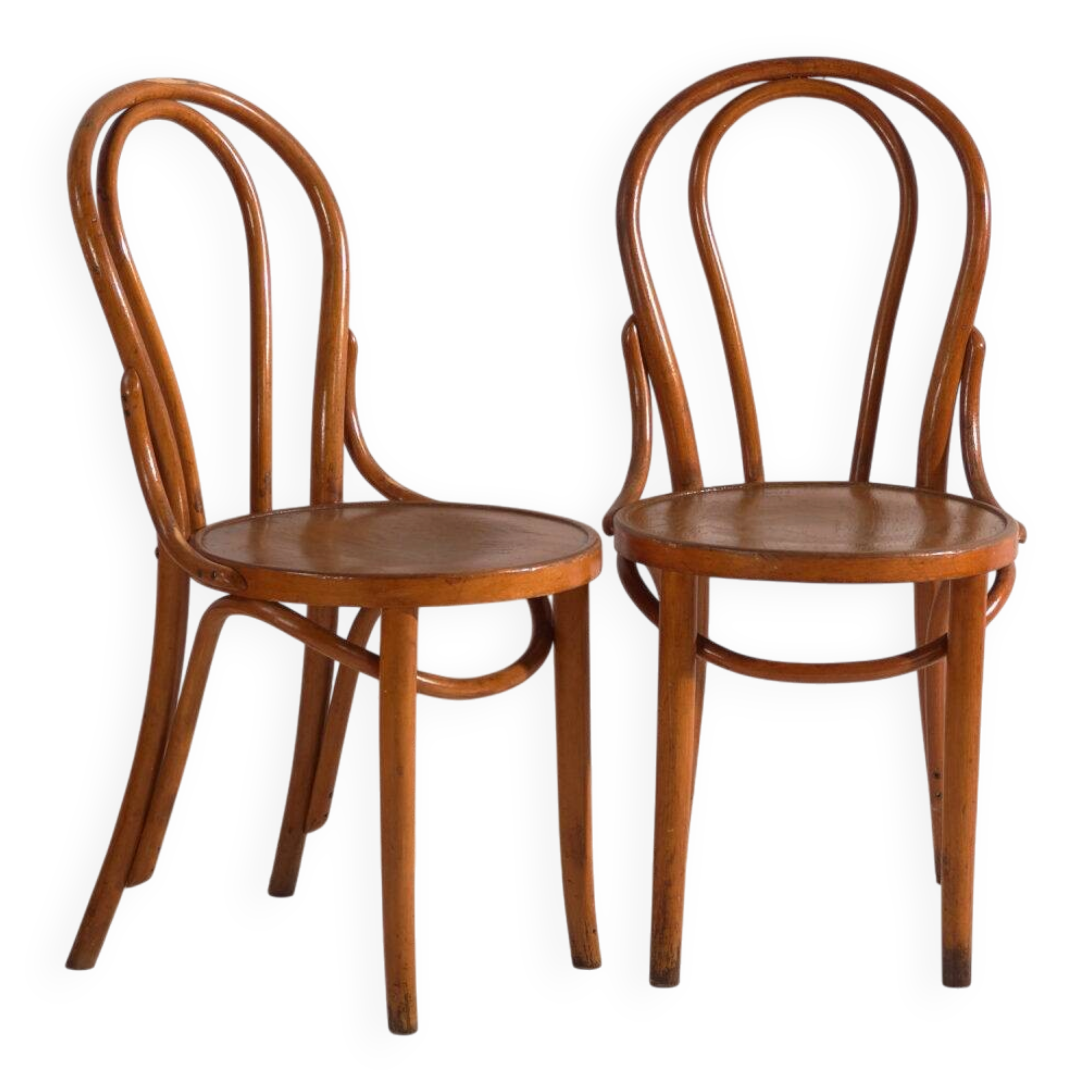 Antique bentwood chairs – Central Europe, circa 1930 #2 – Set of 2 pieces