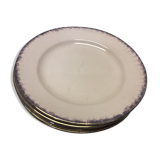 Set of 6 plates old St Amand