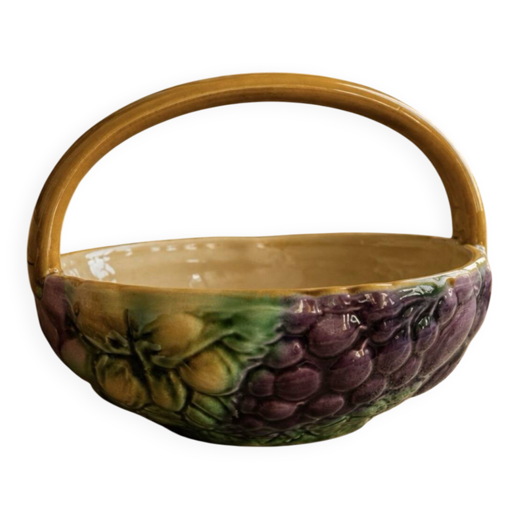 Fruit bowl in slipware – Longwy France