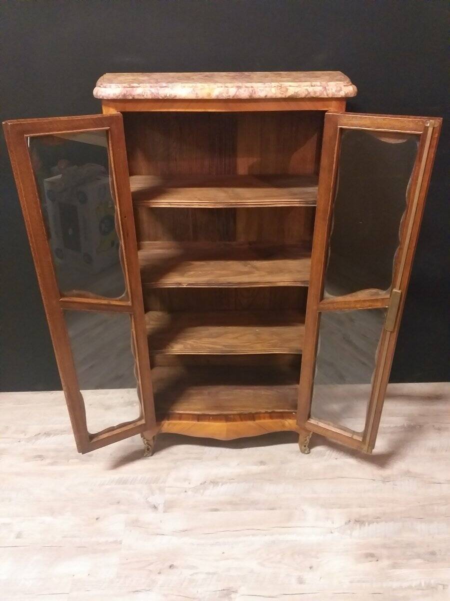 Small Display Cabinet Louis XV Marquetry