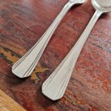 Christofle - Baptism cutlery model Boréal - in silver-plated metal