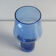 Blue coloured glass vase Rihimaki Finland