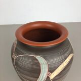 Abstract ceramic pottery vase by Sawa Franz Schwaderlapp, Germany, 1950s