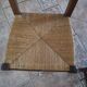 Set of 5 straw chairs